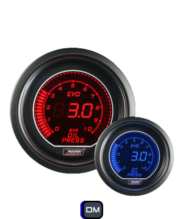 Prosport Digital Red and Blue EVO series electrical Oil Tempature gauge  Celcius-Metric – Prosport Gauges