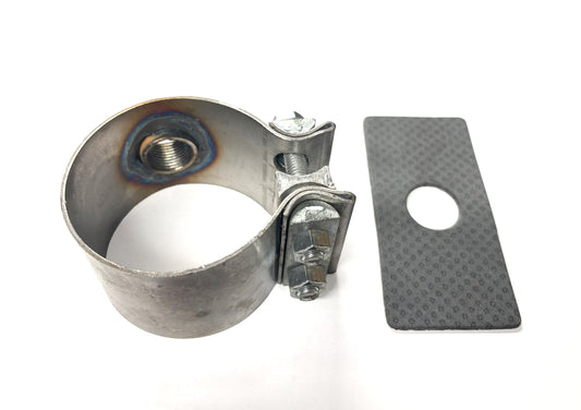 Clamp-On Wideband Oxygen Sensor Bung Adapter 2-1/4"-2-1/2"