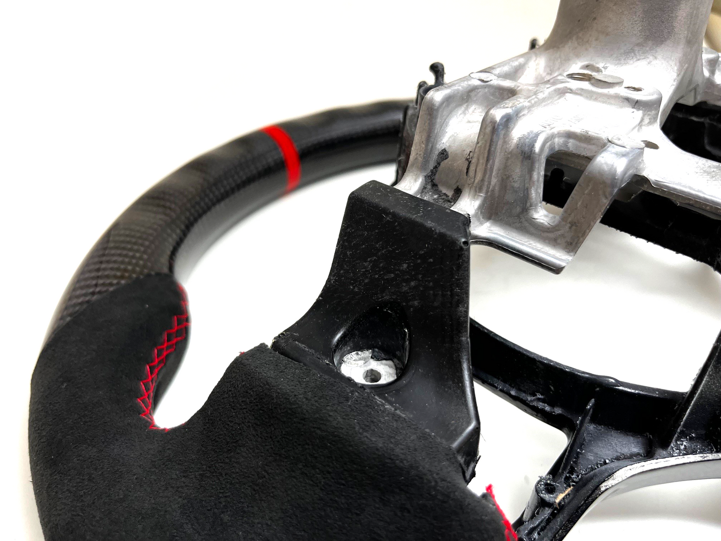 Mitsubishi EVO X Carbon Fiber Steering Wheel Option 1