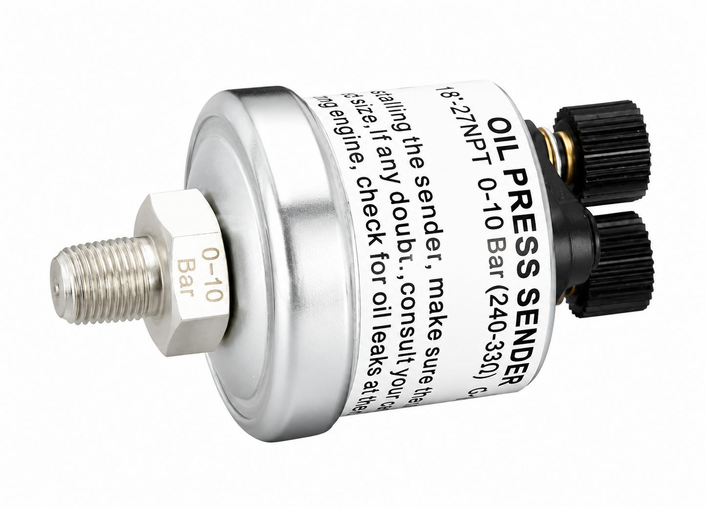 Premium Oil/Fuel Pressure Sender for 45mm gauge