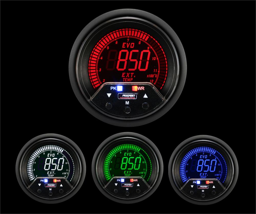 2-3/8" Premium Evo Electrical Exhaust Gas Temperature Gauge
