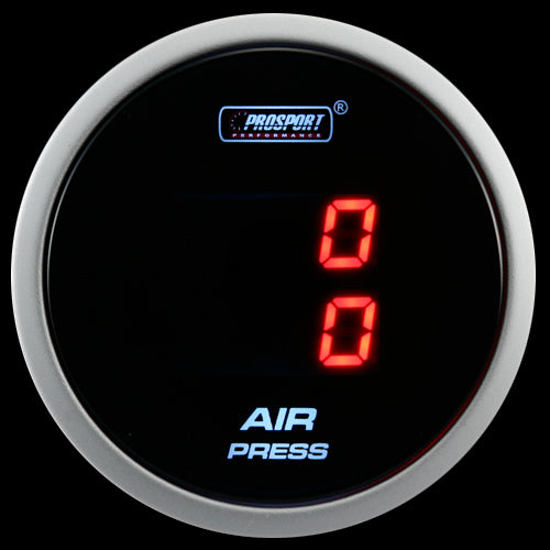 2-1/16" Digital Dual Air Pressure Gauge - LCD Display