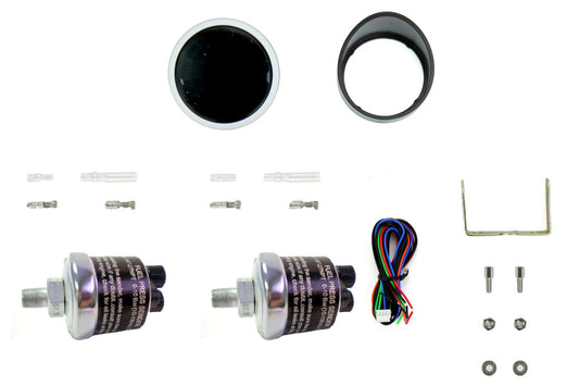 2-1/16" Digital Dual Air Pressure Gauge - LCD Display
