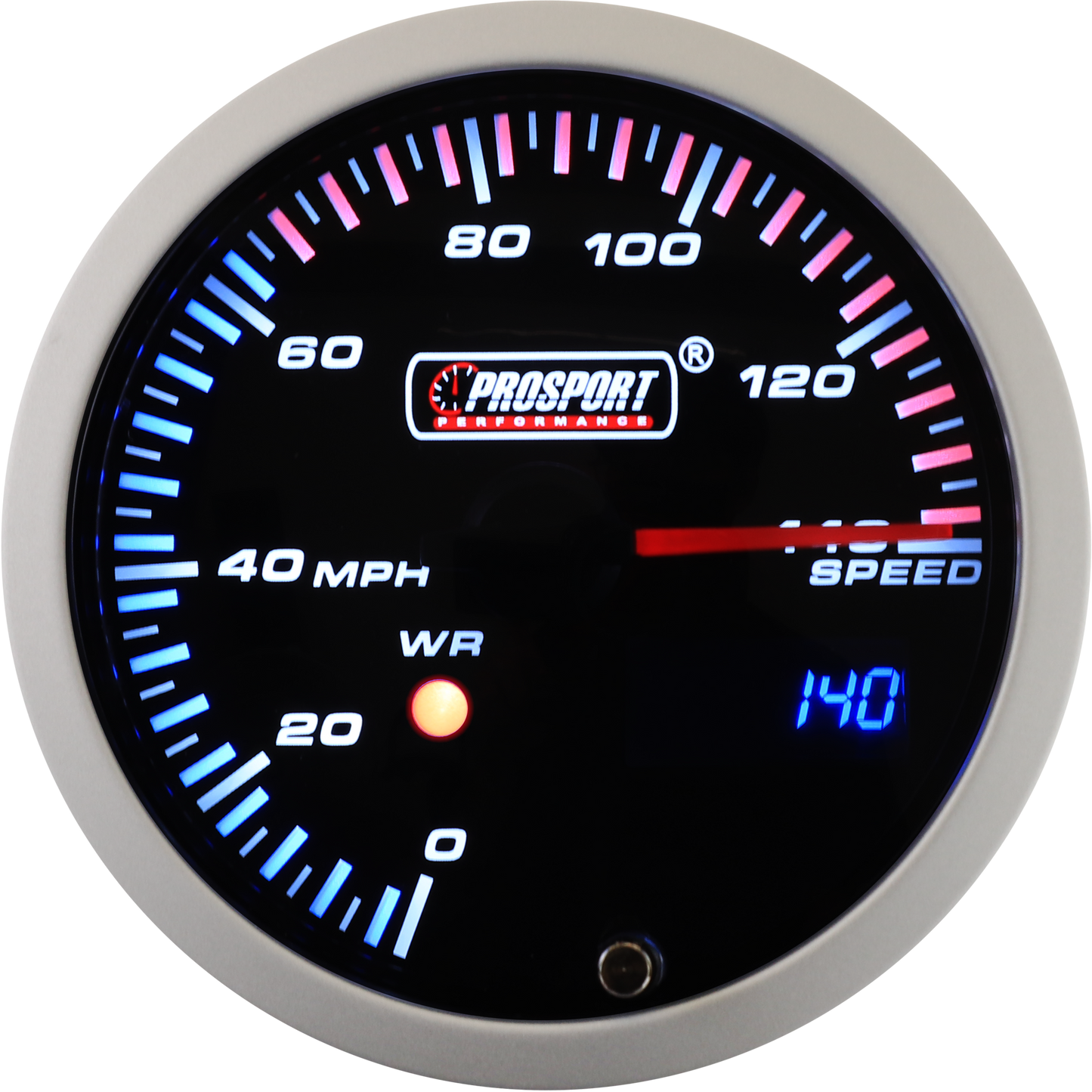 3-1/3" JDM Electrical Speedometer With Peak/Warning