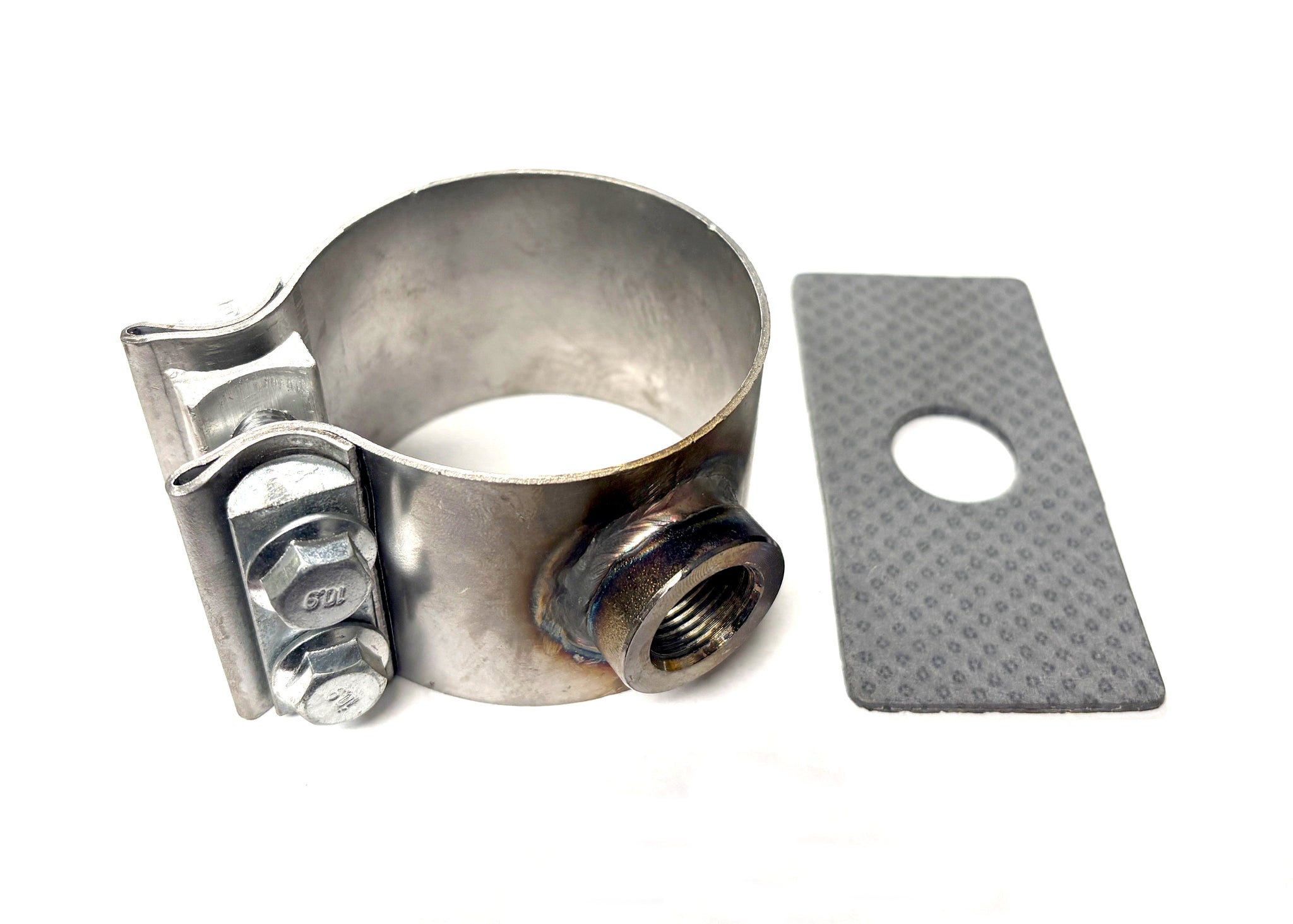 Clamp-On Wideband Oxygen Sensor Bung Adapter 2-1/4