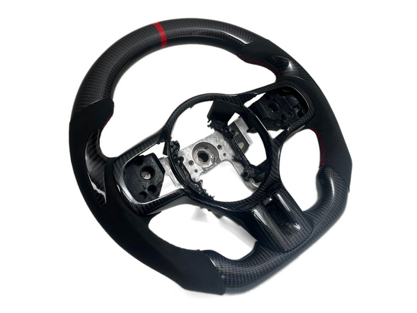 Mitsubishi EVO X Carbon Fiber Steering Wheel Option 1
