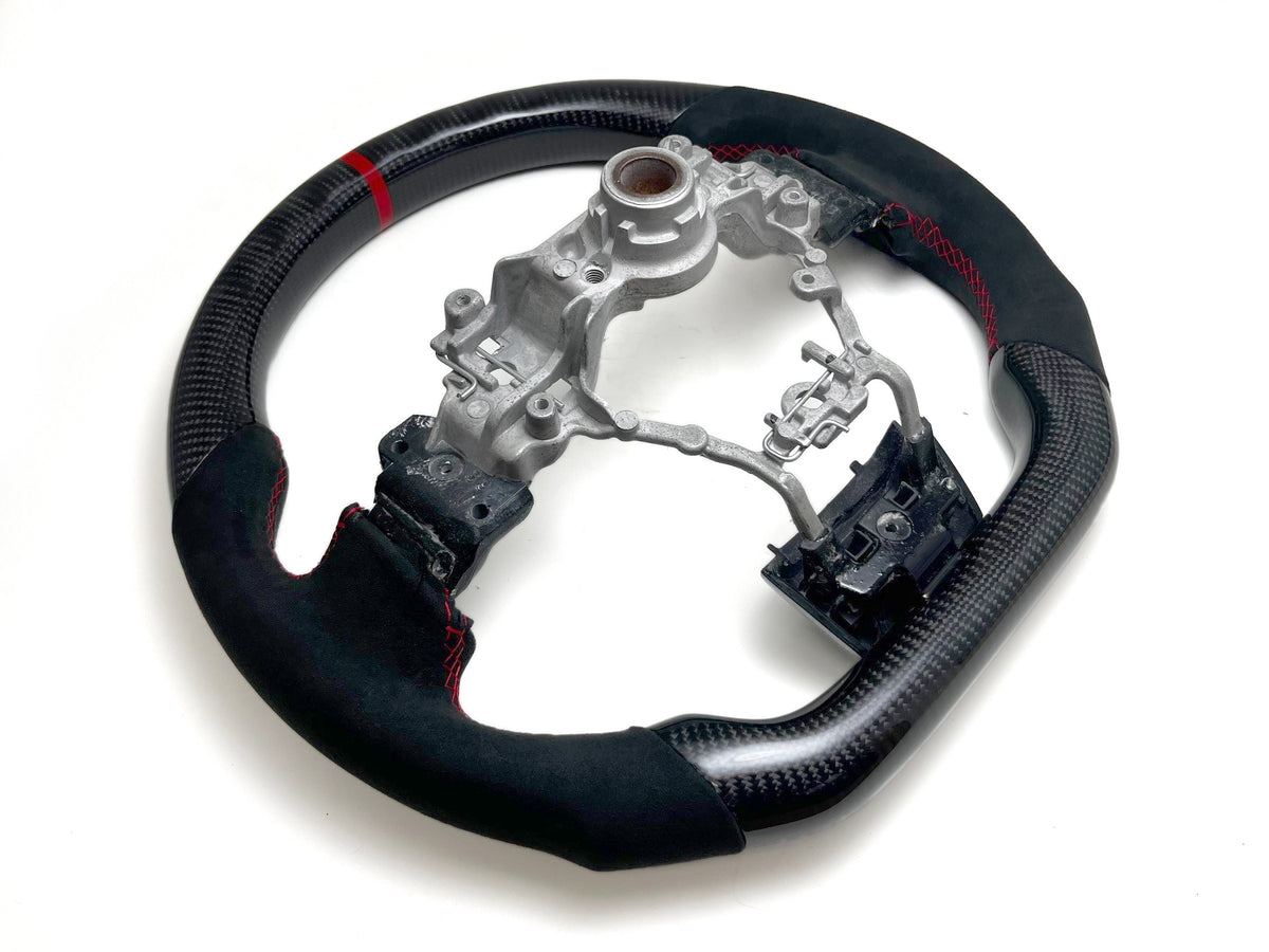 Subaru WRX Carbon Fiber Steering Wheel Option 1 – Prosport Gauges