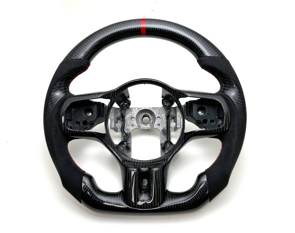 Mitsubishi EVO X Carbon Fiber Steering Wheel Option 1