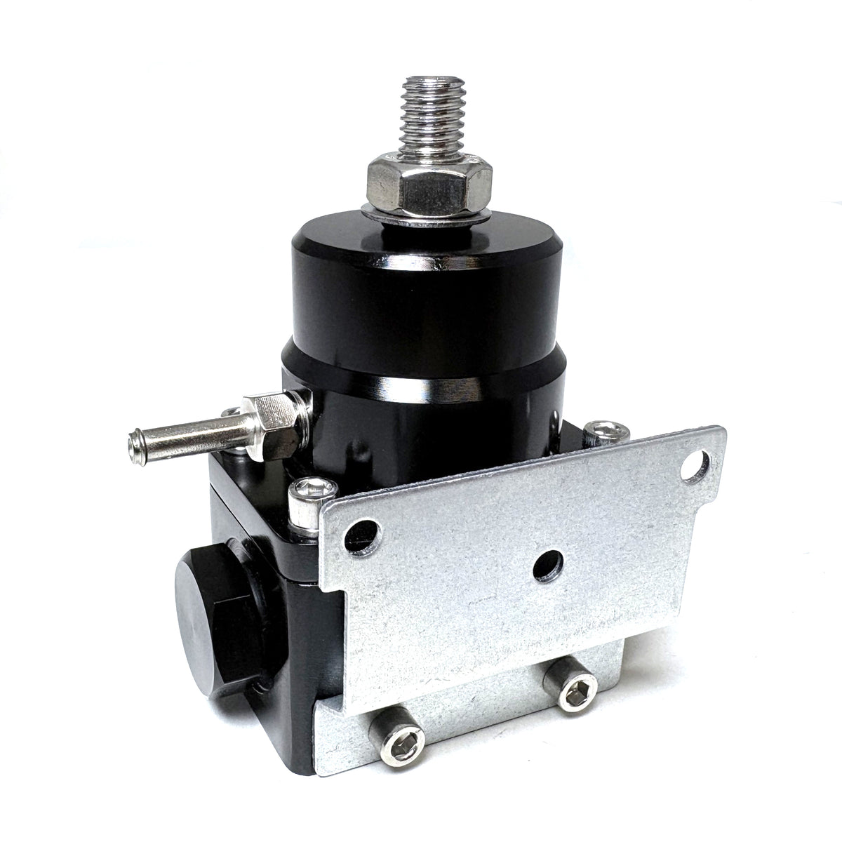 Fuel Pressure Regulator 6AN EFI Bypass Return Adjustable (30-70PSI), Black
