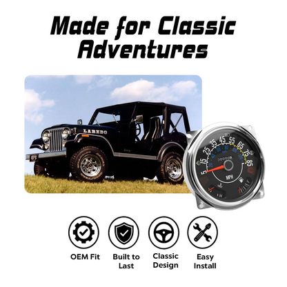 Jeep CJ 17206.05 Speedometer 1980-86 Jeep CJ-5, CJ-7 & CJ-8 Scrambler
