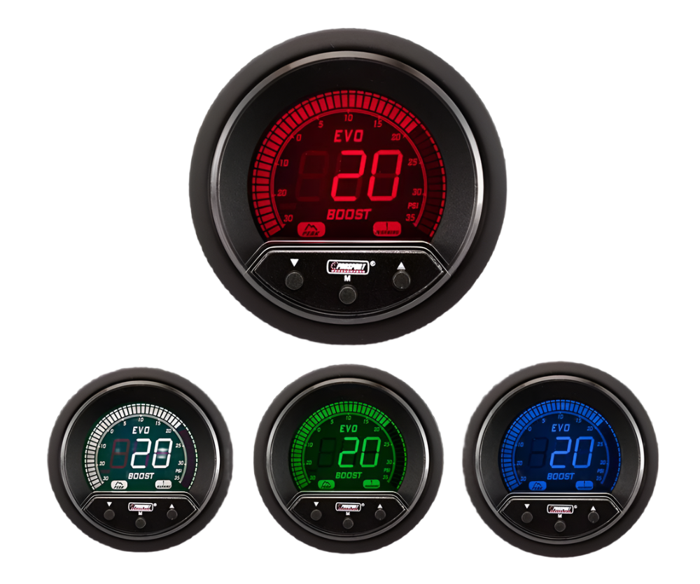 2-1/16" Premium Evo Electrical Boost Gauge