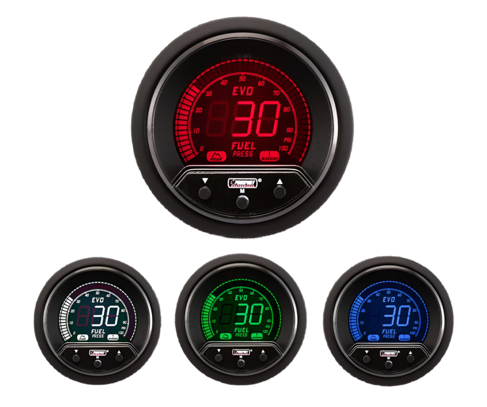 2-1/16" Premium Evo Electrical Fuel Pressure Gauge