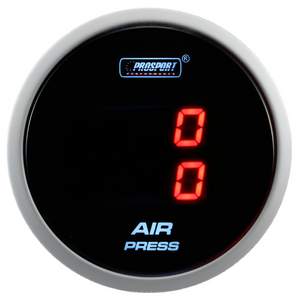 2-1/16" Digital Dual Air Pressure Gauge - LCD Display