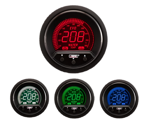 2-1/16" Premium Evo Electrical Water Temperature Gauge