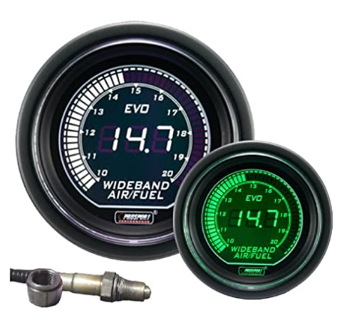 2-1/16" EVO Wideband White/Green Digital Air Fuel Ratio kit-