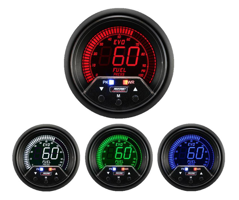 Fuel Pressure Gauges in PSI and BAR