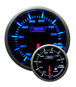 2-1/16" Premium Blue/White Fuel Pressure Gauge