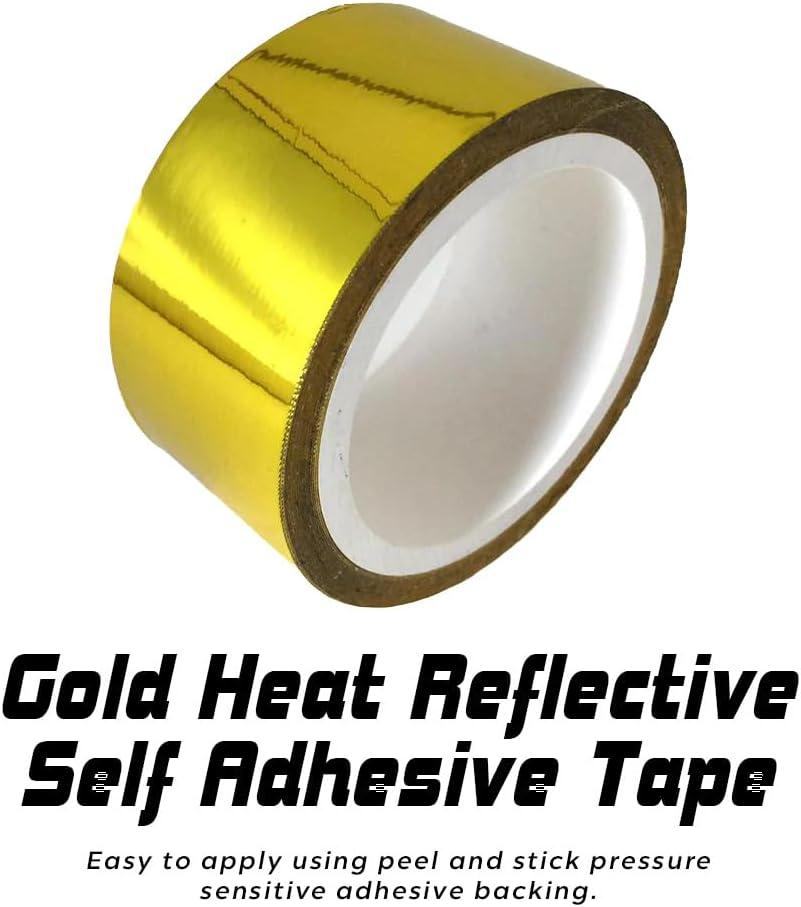 Gold Heat Reflective Self Adhesive Tape 15 Feet x 2 Inches wide