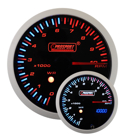 3-1/3" JDM Electrical Tachometer With Peak/Warning