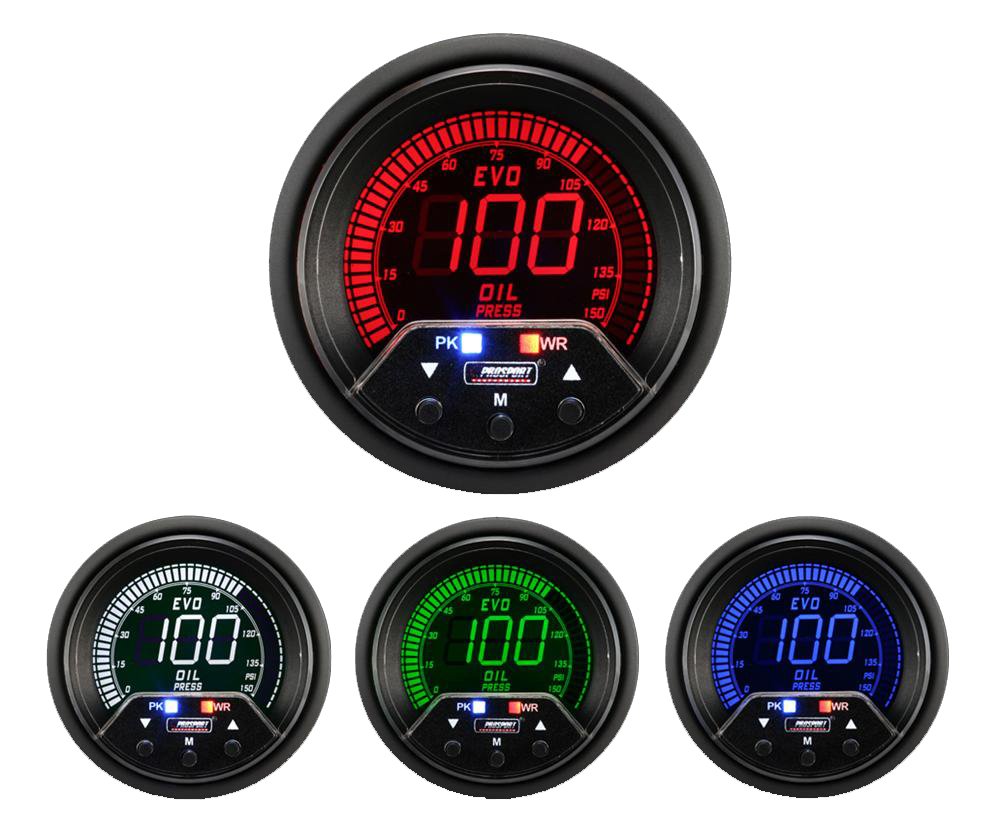 2-3/8" Premium Evo Electrical Oil Pressure Gauge