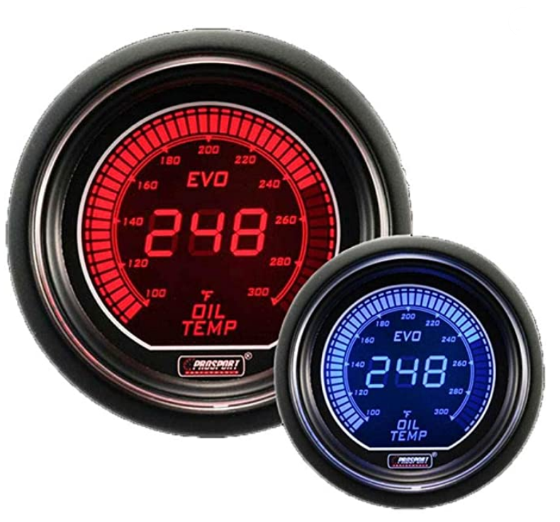 2-1/16" Evo Electrical Oil Temperature Gauge