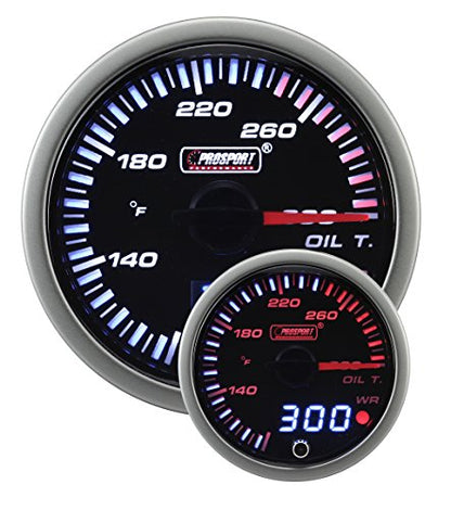 2-3/8" JDM Electrical Oil Temperature Gauge