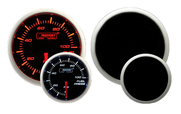 2-1/16" Amber / White -  Fuel Pressure Gauge