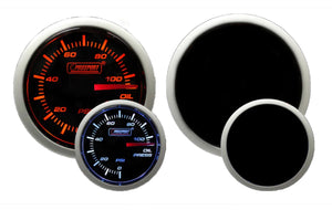 2-1/16" Amber / White -  Electrical Oil Pressure Gauge