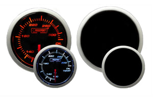 2-1/16" Amber / White - Electric Oil Temperature Gauge