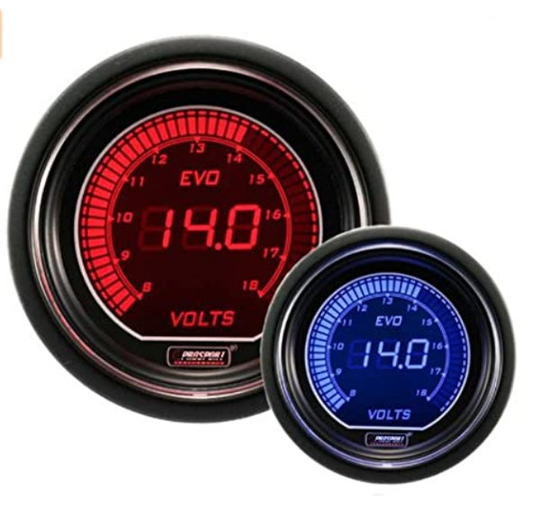 2-1/16" Evo Electrical Volt Gauge