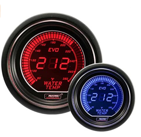 2-1/16" Evo Electrical Water Temperature Gauge