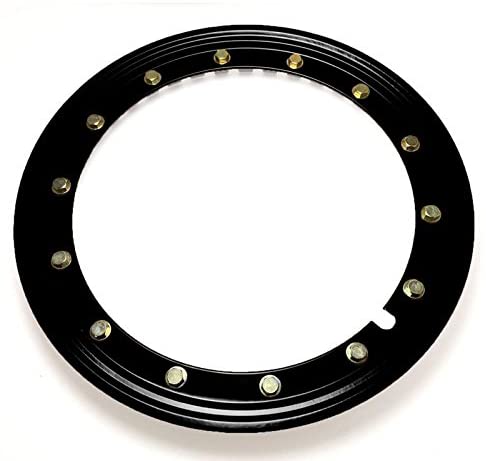 Simulated Bead Lock Hubcap Rings - 16" Black