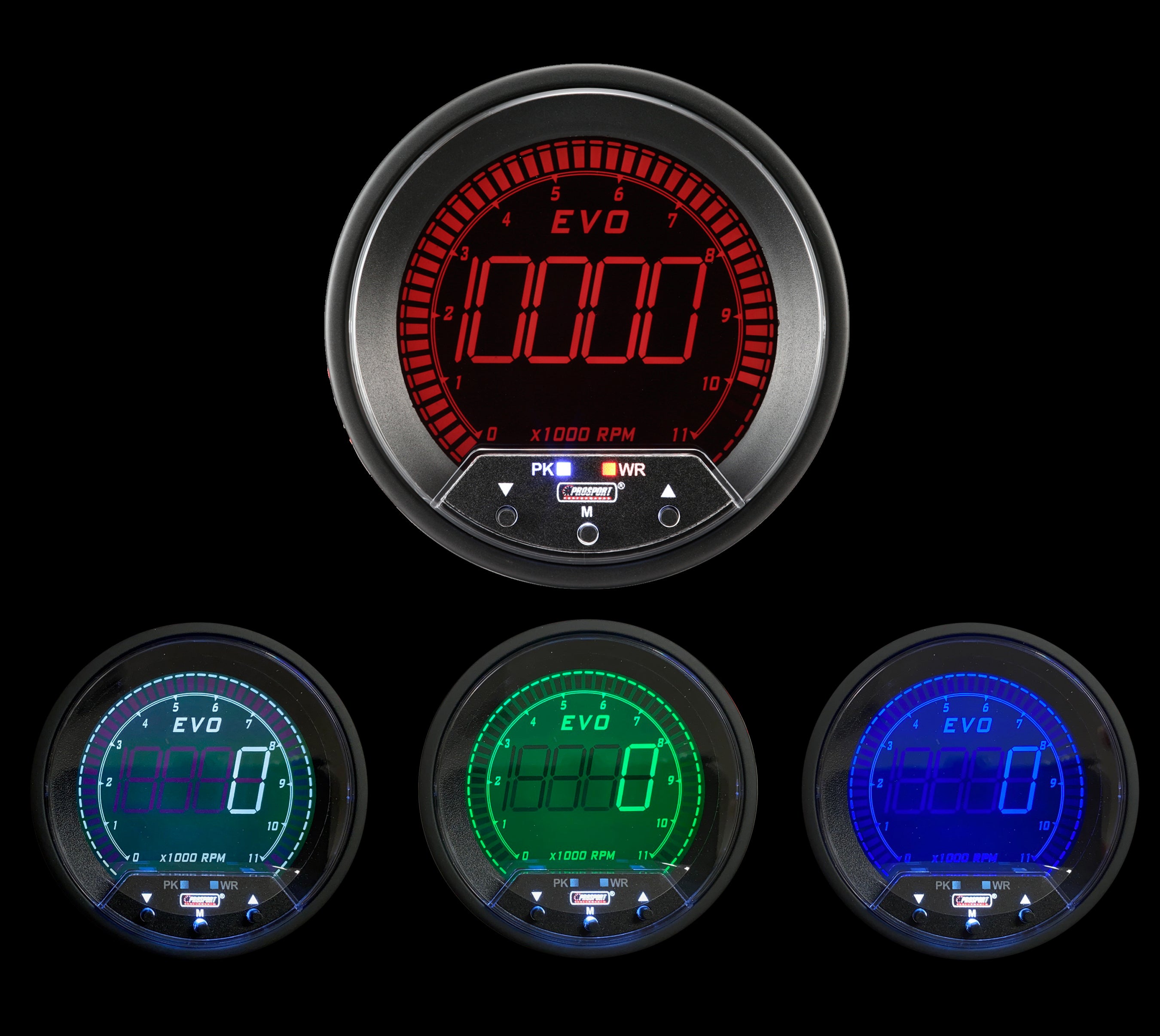 Tim Tachometer Speedometers & Tachometers – Prosport Gauges