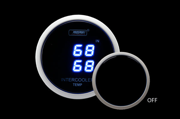 2-1/16" Digital Dual Intercooler air temperature gauge