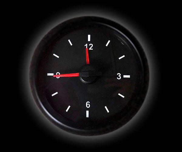 2-1/16" Electrical 12 Volt Analog Clock Gauge