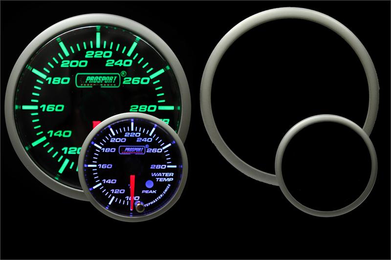 2-1/16" Premium Water Temperature Green/White