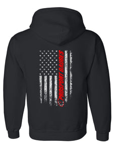 Prosport Gauges American Flag Hoodie Sweatshirt