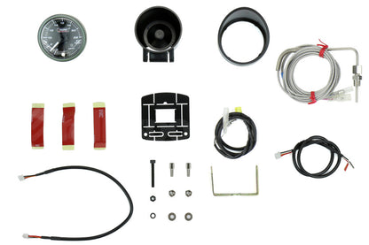 2-1/16" Premium White Pointer Clear Lens Amber/White EGT Gauge