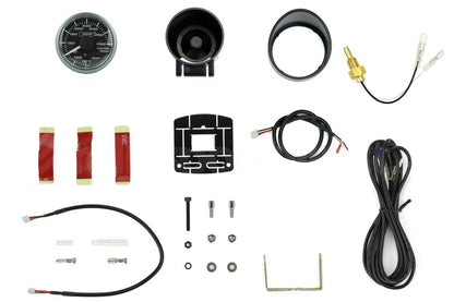 2-1/16" Premium White Pointer Clear Lens Amber/White Water Temperature